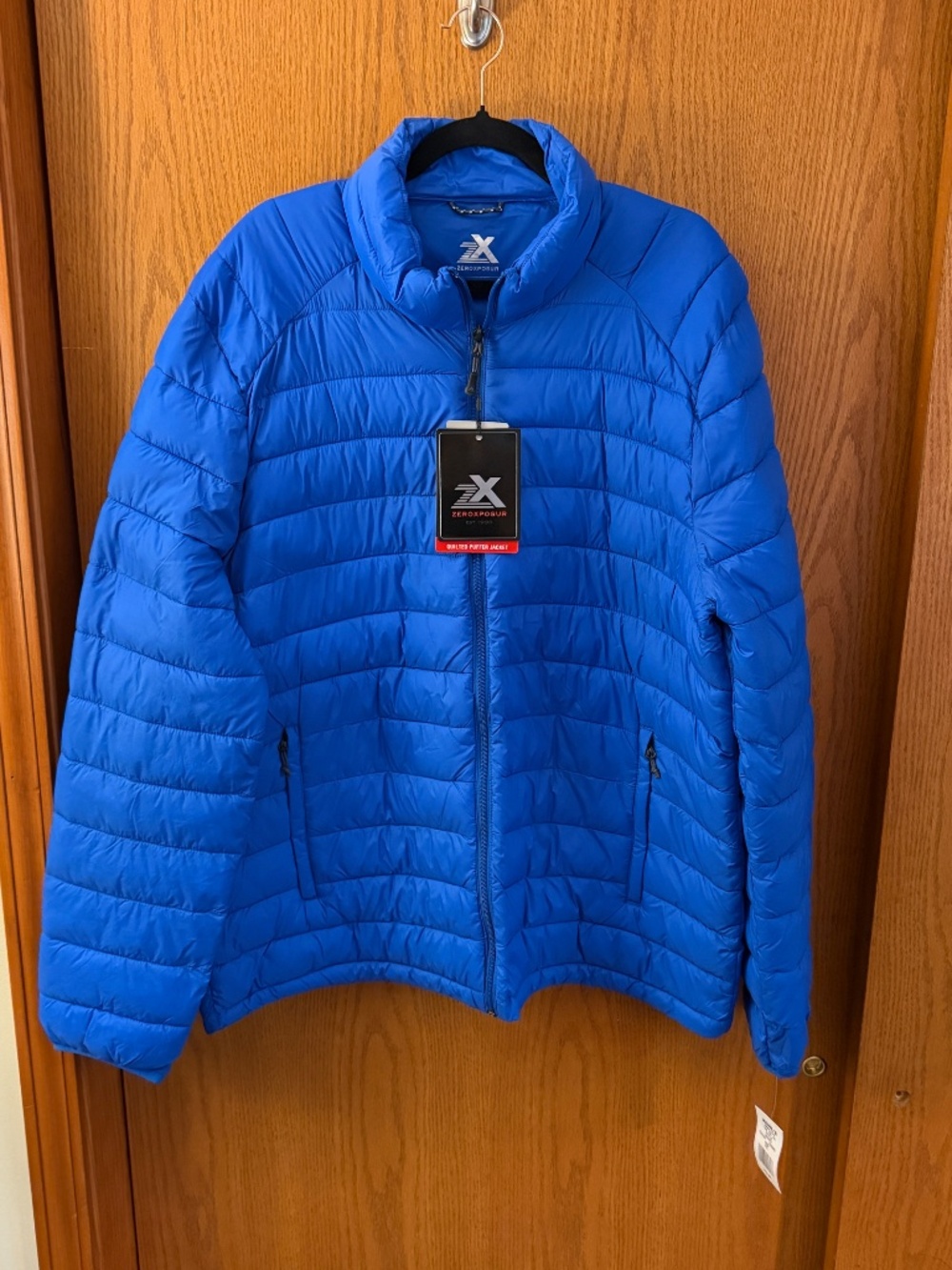 Mens XXL ZEROXPOSUR blue puffer coat / jacket